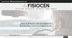 Desktop Screenshot of fisiocenjerez.com